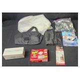 Assorted Hardware and Home Repair Items with Bag