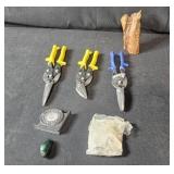 Assorted Tools, Electrical Components, Watch Winder, and Boomerangs Set