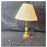 Home Essentials Lot: Brass Tone Lamp, Lantern, Grabbers, and Power Strips