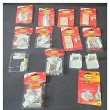 Lot of Various Command Strip Adhesive Hooks and Organizers