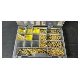 Large Assortment of Hardware - Screws, Rivets, Washers, and More in Organizers