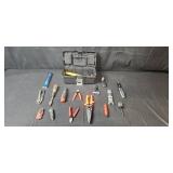 Lot of Hand Tools with Tool Box