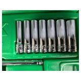 SK Hand Tools Socket Set in Green Case
