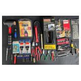 Extensive Collection of Tools and Accessories with Air Coil Hose and Rotary Tool Safety Shield