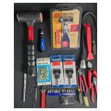 Extensive Collection of Tools and Accessories with Air Coil Hose and Rotary Tool Safety Shield