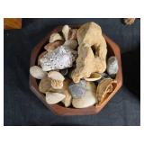 Mixed Collectibles Lot: Radios, Shells, Clock, Dog Figurine & More