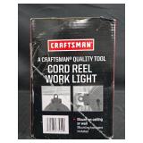 Craftsman Cord Reel Work Light with Circuit Breaker and Metal Guard