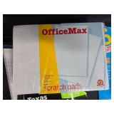 Mixed Lot of Calculators, Christmas Cards, Scratch Pads, and Gift Tags