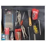 Lot of Hand Tools and Accessories inc. Various Pliers, Blades, File, Screwdrivers and More!