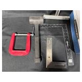 Lot of Assorted Clamps and Hand Tools
