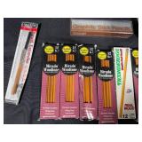 Diverse Lot of Pencil Types Including Ticonderoga, Mirado, and Graphic Stick Pencils