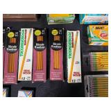 Diverse Lot of Pencil Types Including Ticonderoga, Mirado, and Graphic Stick Pencils