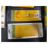 Diverse Lot of Pencil Types Including Ticonderoga, Mirado, and Graphic Stick Pencils