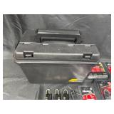 Collection of Master Lock Padlocks and Storage Case