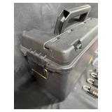 Collection of Master Lock Padlocks and Storage Case