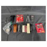 Lot of Multi-Tools with Accessories Including Swiss+Tech and Leatherman