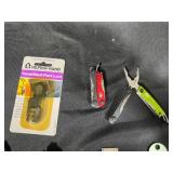 Collection of Multi-Tools and Measuring Instruments