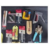 Assorted Hand Tools and Stationery Items Collection