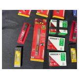 Assorted Collection of Utility Knives and Replacement Blades