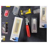 Lot of Utility Blades, Knives, and Blade Replacements