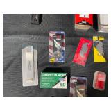 Lot of Utility Blades, Knives, and Blade Replacements