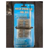 Comprehensive Watch Repair Tool Kit with Precision Tools and Spring Bars