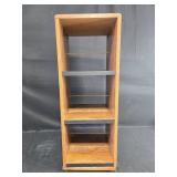 Wooden 4-Tier Media Storage Tower for DVDs or CDs