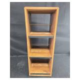 Wooden 4-Tier Media Storage Tower for DVDs or CDs