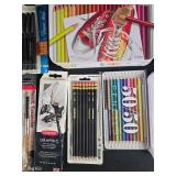 Large Lot of Art and Writing Supplies Set