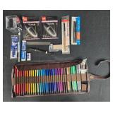 Large Lot of Art and Writing Supplies Set