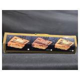 Deluxe Wooden Chess, Checker & Backgammon Set