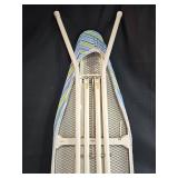 Foldable Ironing Board with Striped Cover