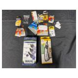 Assorted Batteries and Set of Electric Grooming Tools