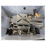 Precision Metalwork Machine Tool Components in Storage Bin