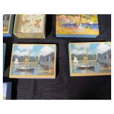 Lot of Claude Monet-Inspired Notecard Boxes