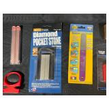 Collection of Knife Sharpeners and Accessories with Diamond Stones