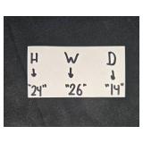 Solid Wood End Table with Decorative Turned Legs