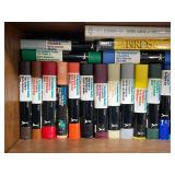 Collection of Field Guides and Reference Books with Adjustable Bookstand