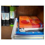 Collection of Field Guides and Reference Books with Adjustable Bookstand