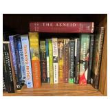 Collection of Books Including Fiction, Non-Fiction, and Classic Literature