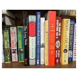 Collection of Books Including Fiction, Non-Fiction, and Classic Literature