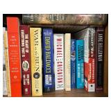 Collection of Books Including Fiction, Non-Fiction, and Classic Literature