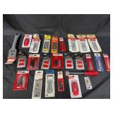 Collection of Assorted Blades, Scrapers, and Utility Tools - Craftsman & Various Brands