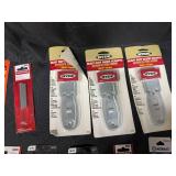 Collection of Assorted Blades, Scrapers, and Utility Tools - Craftsman & Various Brands