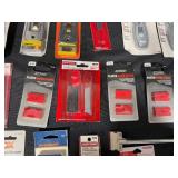 Collection of Assorted Blades, Scrapers, and Utility Tools - Craftsman & Various Brands