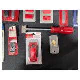 Collection of Assorted Blades, Scrapers, and Utility Tools - Craftsman & Various Brands