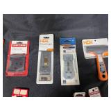 Collection of Utility Knives, Scrapers and Blades by Craftsman, HDX, and Allway Precision