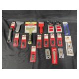 Set of Assorted Paint Scrapers and Blades