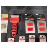 Set of Assorted Paint Scrapers and Blades