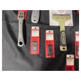 Set of Assorted Paint Scrapers and Blades